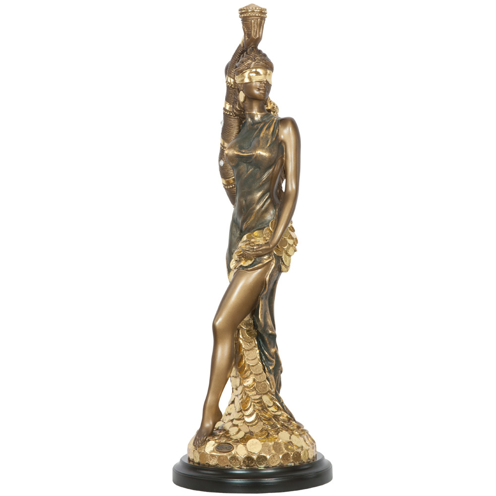 22415 Статуэтка Фортуна 7 Бронза BOGACHO 4627138239810 - Вид №6