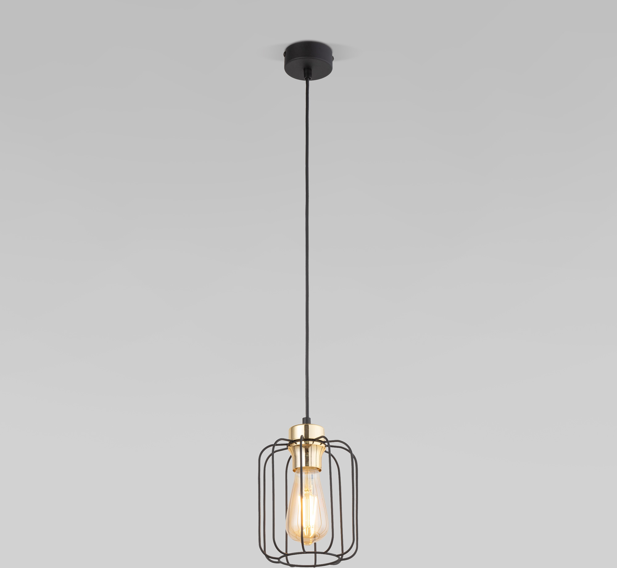 91002458 Светильник подвесной a062966 Galaxy New 1 лампа 5 м² цвет черный STLM-0433828 TK LIGHTING