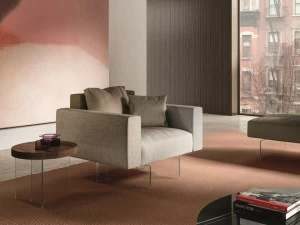 Lago Кресло из ткани с подлокотниками Air