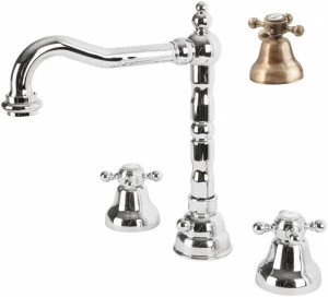 Смеситель для раковины на три отверстия CEZARES GOLF-BLS2-02