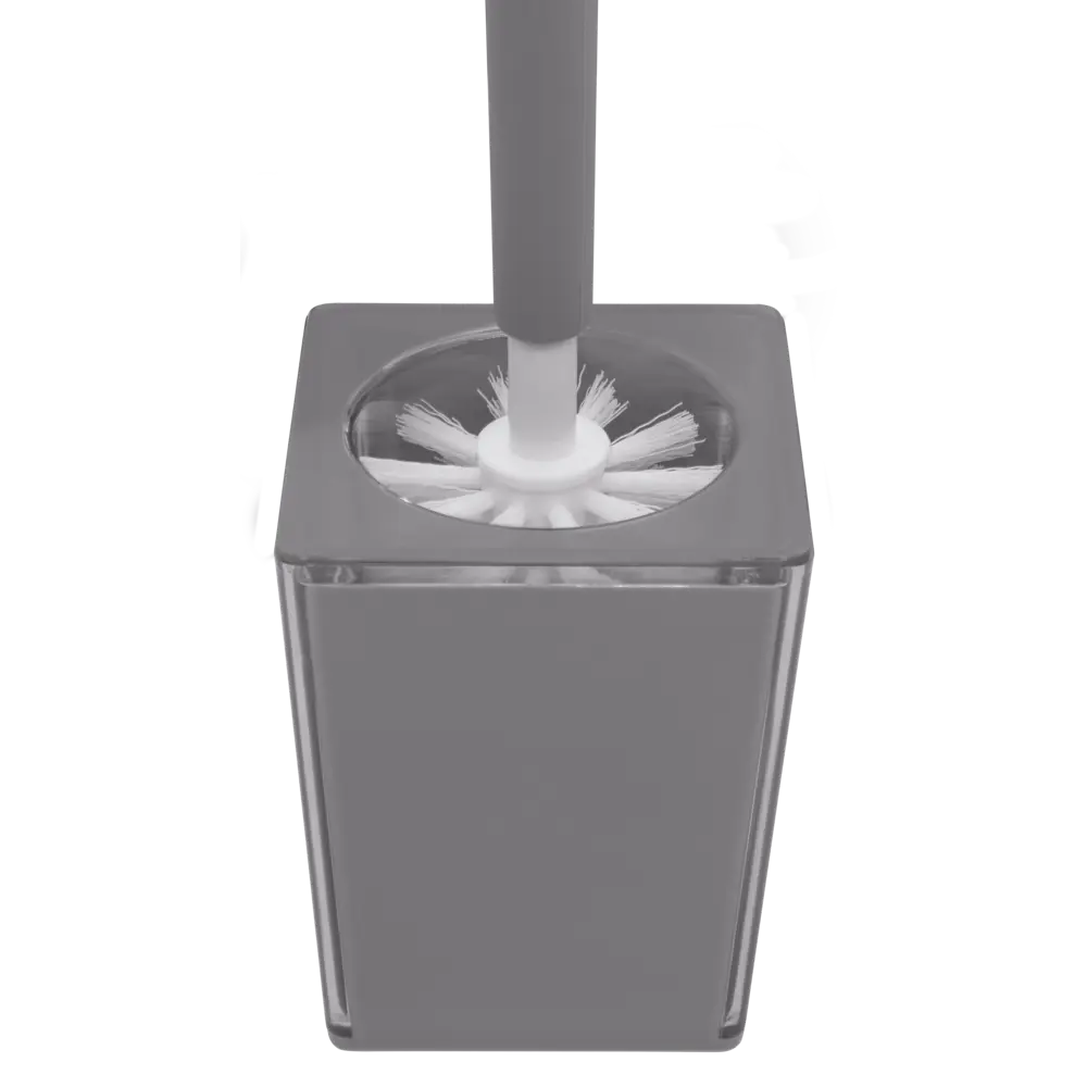 Ёршик для унитаза BEROSSI Spacy в подставке, дымчато-серый 89377093 STLM-1521288 - Вид №1