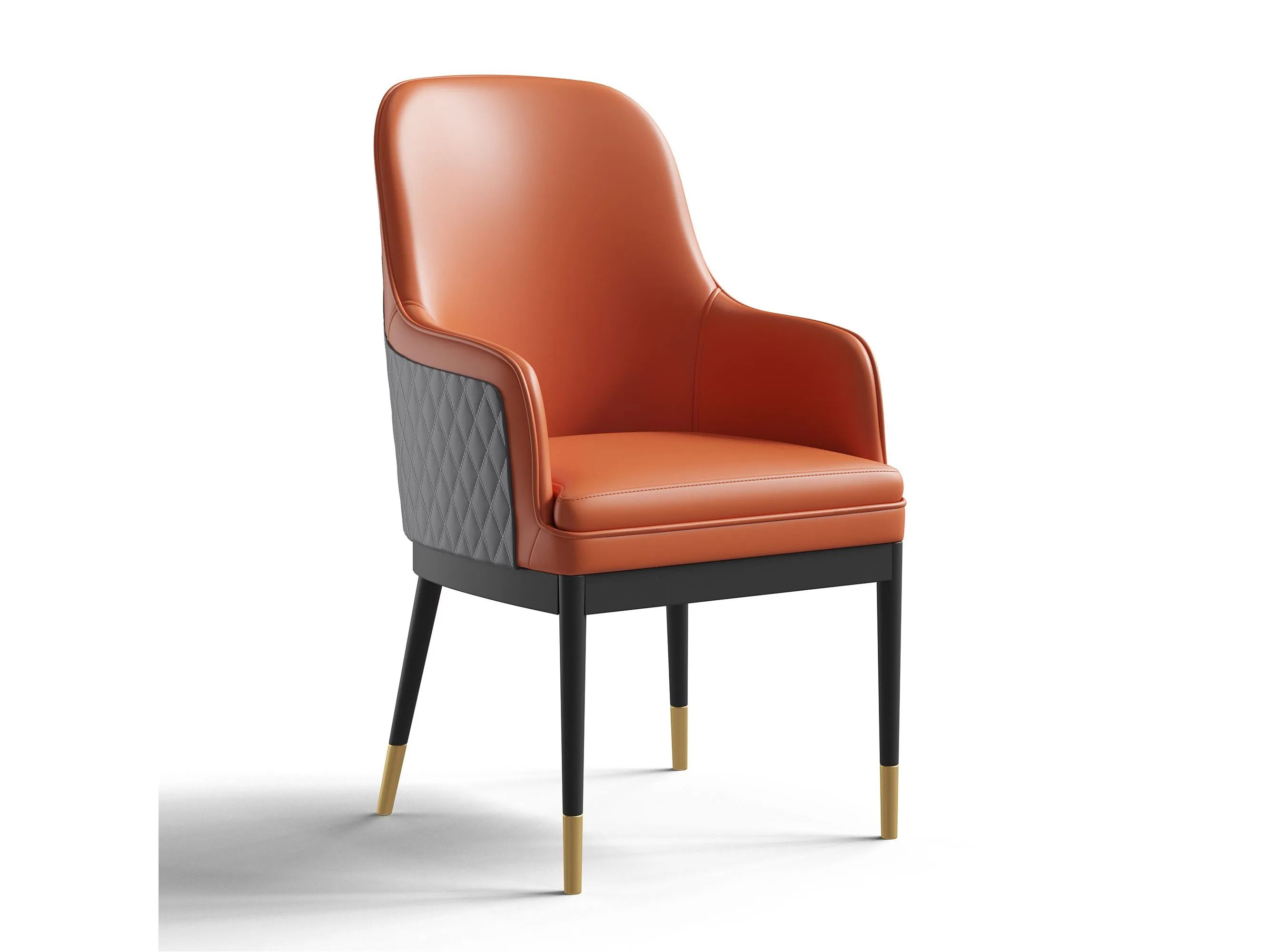 Стул из искусственной кожи с подлокотниками GIULIA GRILLO ARCH-00000833