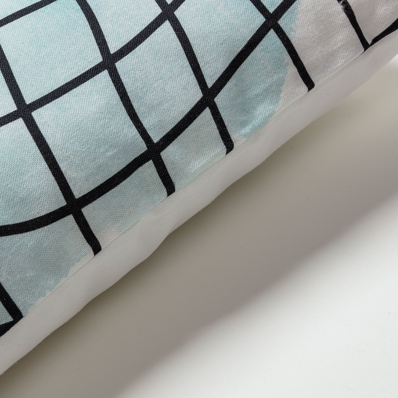 Чехол на подушку Kristy 45x45 черно-белый от La Forma LA FORMA ОРНАМЕНТ 299184 Белый  - Вид №1