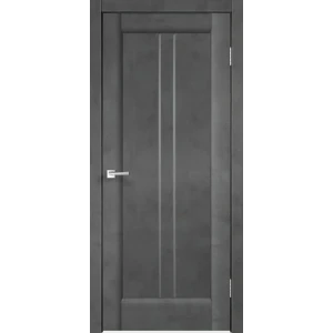 Комплект двери Сиэтл со стеклом 70x200 см ПВХ цвет лофт тёмный с добором 150 мм 89431631 STLM-2056727