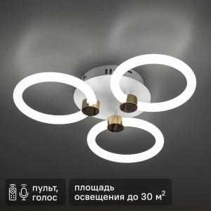 RITTER Ottimo - умная светодиодная люстра с голосовым управлением 88333111