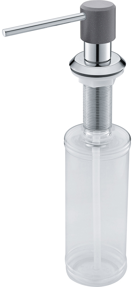 119.0500.495 Better, дозатор sd sirius fragranite серый, 350 мл, корпус выполнен из высококачественной латуни, удобная заправка сверху Franke 