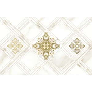 82719257 Декор настенный Calacatta Gold 40x25 см мрамор цвет бежево-золотой STLM-1429155