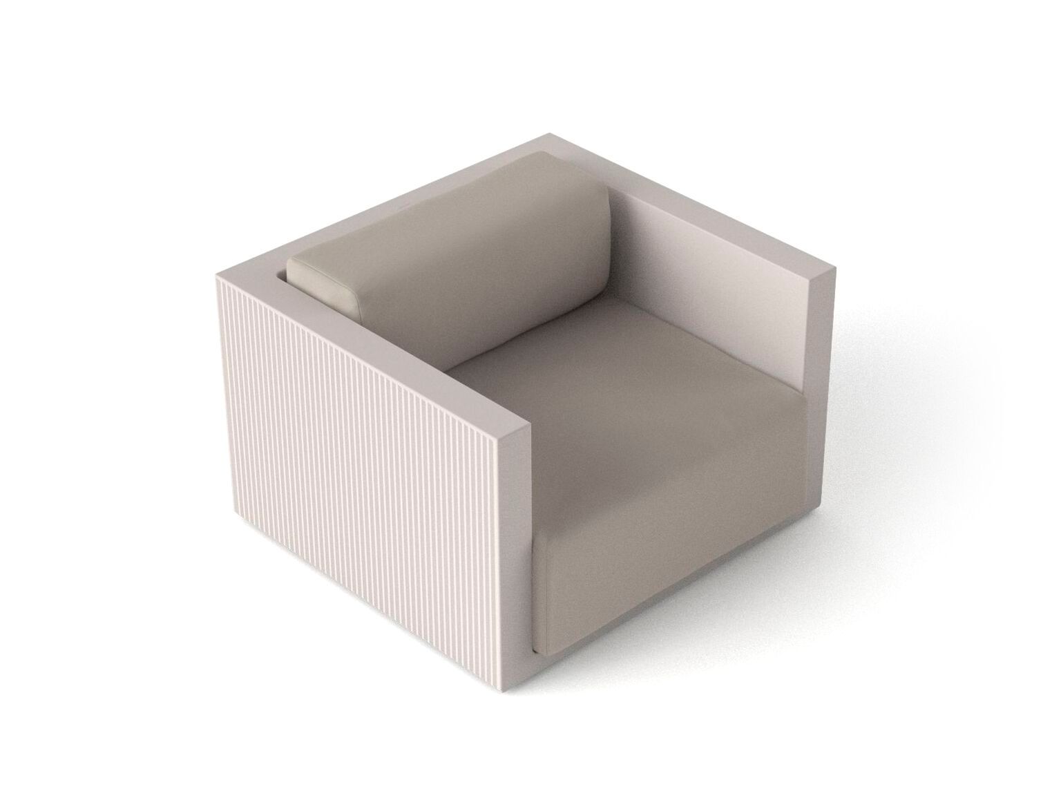 Полиэтиленовое садовое кресло с подлокотниками Vondom ARCH-00062220