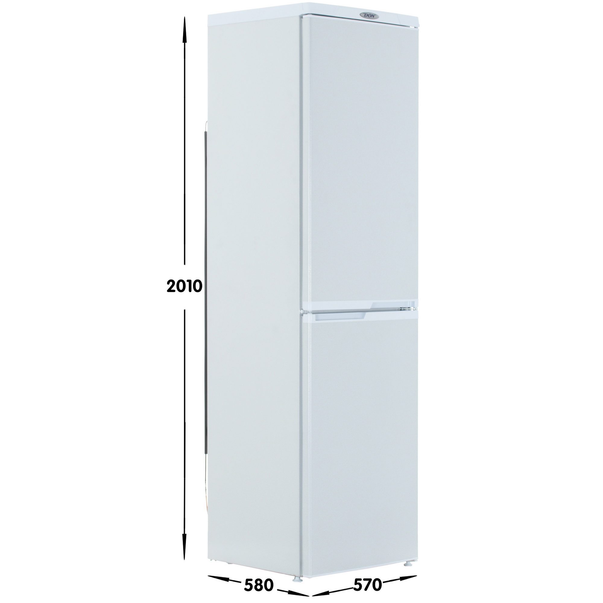 1229508 Холодильник с морозильником   DON R-297 K белый STDN-0112387 - Вид №6