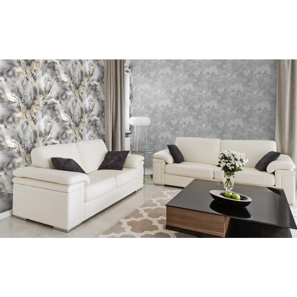 Victoria Stenova Odyssey - Флизелиновые обои темно-серые для стильного интерьера 89374631 STLM-1396303 - Вид №4