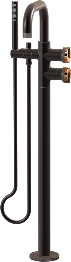E-11557-R1RG-L1VBB-GM Смеситель напольный отдельностоящий (внешняя часть) GRAFF MOD+