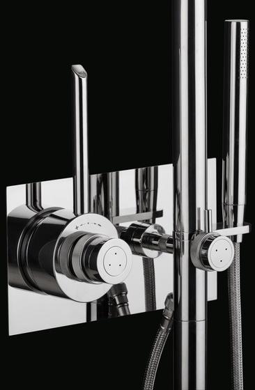 MGS Термостатическая душевая стойка из нержавеющей стали с ручным душем Contemporary sun-id-1363190 - Вид №1