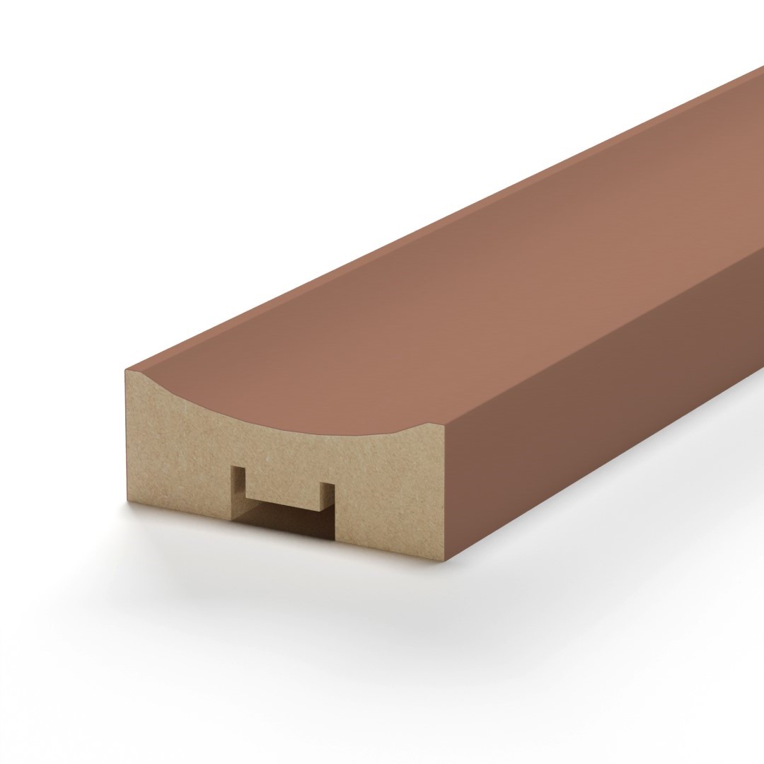 Интерьерная Рейка МДФ STELLA Планкен Рекесс De Luxe Mauve 19*50*2700 (уп.4 шт.) STSR-845