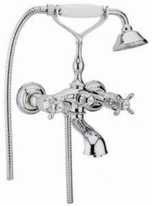 GALASSIA Настенный смеситель для ванны с ручным душем Ethos