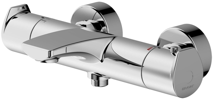 90002160 Смеситель для ванны Nizza F6353387CP-01-RUS STLM-0080473 BRAVAT