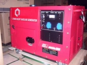 Генератор бензиновый Амперос LT7500CLE в кожухе с АВР