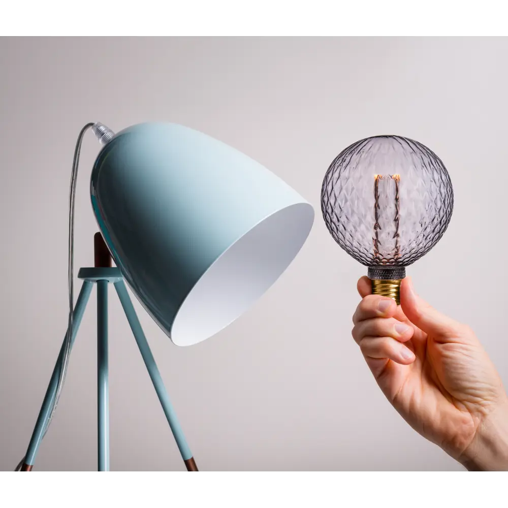 Лампочка декоративная G125LF дымчатая 4 Вт E27 8530 Voltega STLM-2000463 - Вид №4