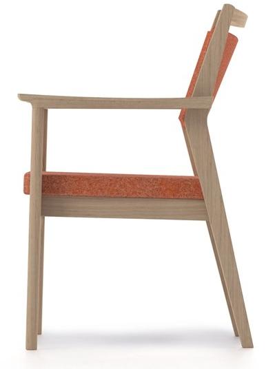 PIAVAL Штабелируемый тканевый стул с подлокотниками Elisa | health & care 54-13/6 - Вид №4