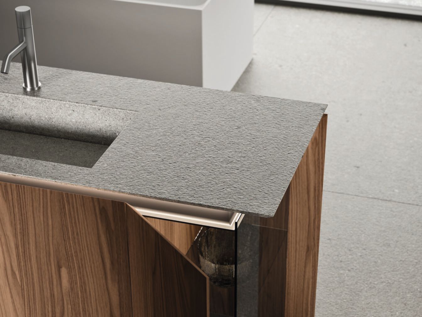 Полная мебель для ванной комнаты Noorth чистый ARCH-00134950 - Вид №3