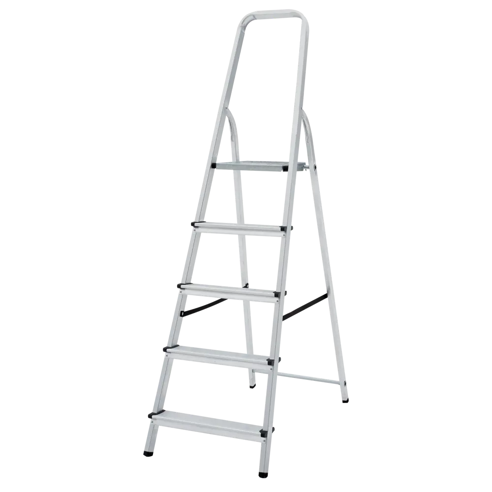 Стремянка Новая Высота Kroft 1110 5 ступеней алюминий STLM-2130183