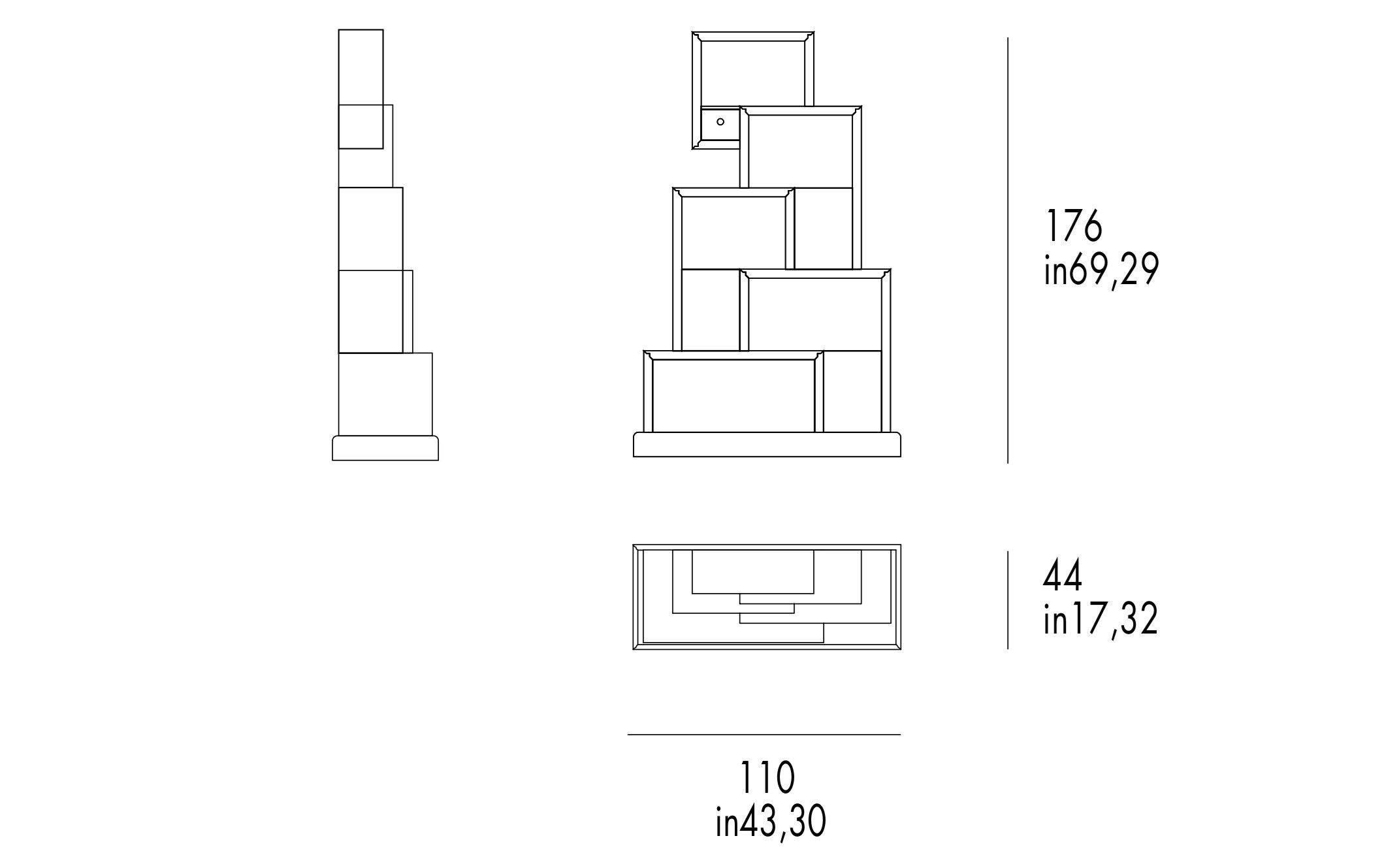 Секционная Книжная полка Grilli My Cat ARCH-00130619 - Вид №2