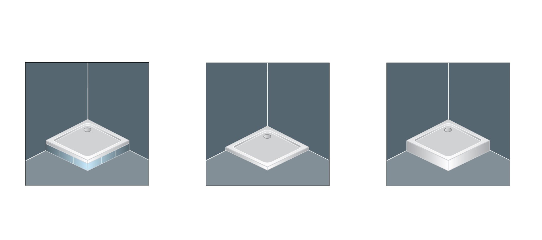 Поддон для душа акриловый Kolpa-San Serra 00578 WHITE Словения  - Вид №6