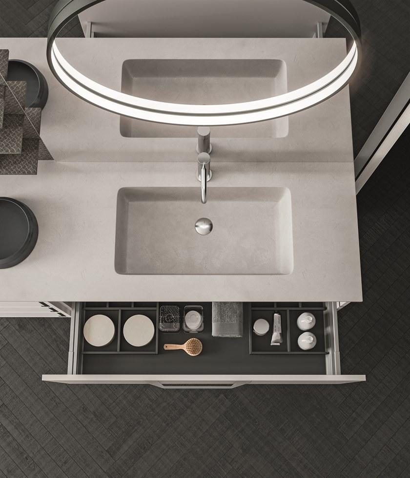 Cerasa Тумба под умывальник из ламината с ящиками Cartabianca sun-id-1364629 - Вид №2