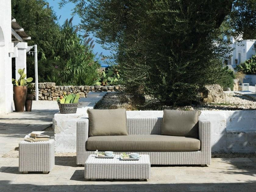 Ethimo Квадратный садовый пуф из ethimo etwick® Cube Cbpu2100 - Вид №6