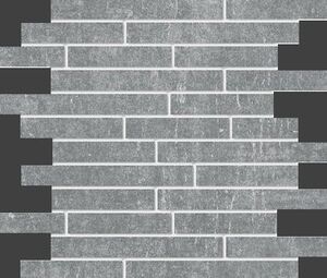 Граните Стоун Цемент мозаика темно-серый 300x358