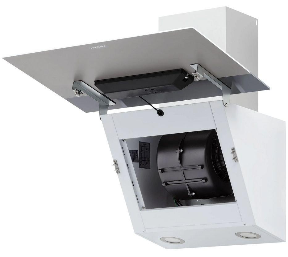 9195718 Вытяжка наклонная KRONA KRISTEN A 600 S белый/серебристый KRONA1 STDN-0016257 - Вид №10