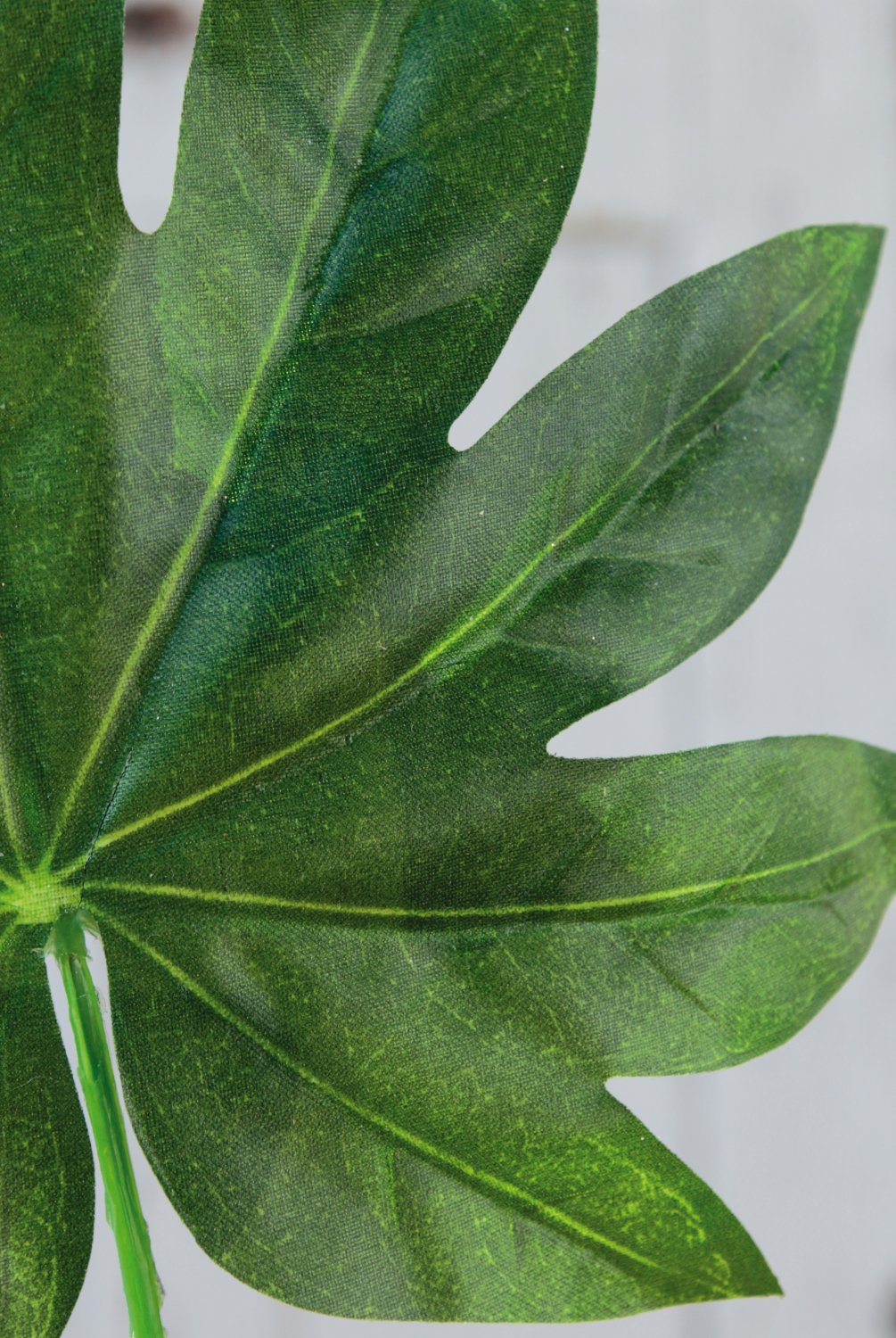 5018 883 a1 Лист искусственной аралии, 50 см, Ø 26 см, зеленый H-andreas  - Вид №2