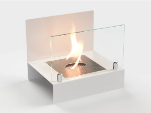 98255576 Биокамин настольный Афиш М белый STLM-0608630 LUX FIRE