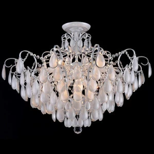Потолочная люстра Crystal Lux Sevilia PL9 Silver CRYSTAL LUX ДИЗАЙНЕРСКИЕ, SEVILIA 00-3888678 Белый