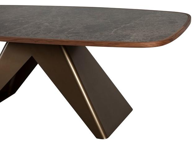 Tonin Casa Прямоугольный стол из керамогранита на стальной основе sun-id-1346642 - Вид №11