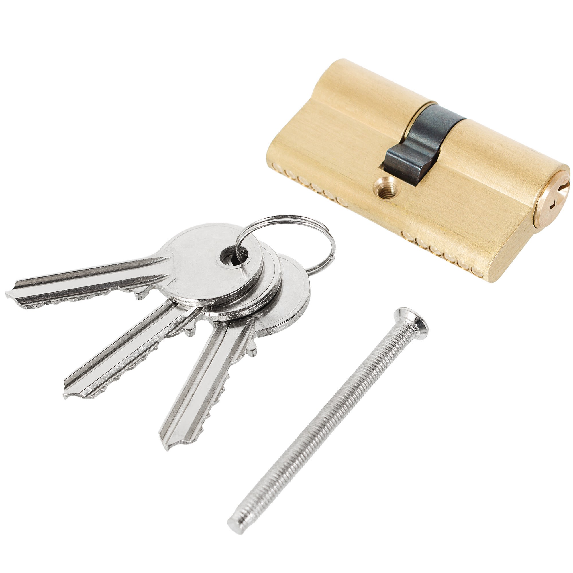 18196371 Цилиндр ключ/ключ 30х30 золото Santreyd  - Вид №1