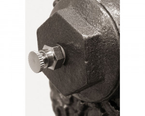 LD110 Спускной ниппель, атласный никель Сarronheating