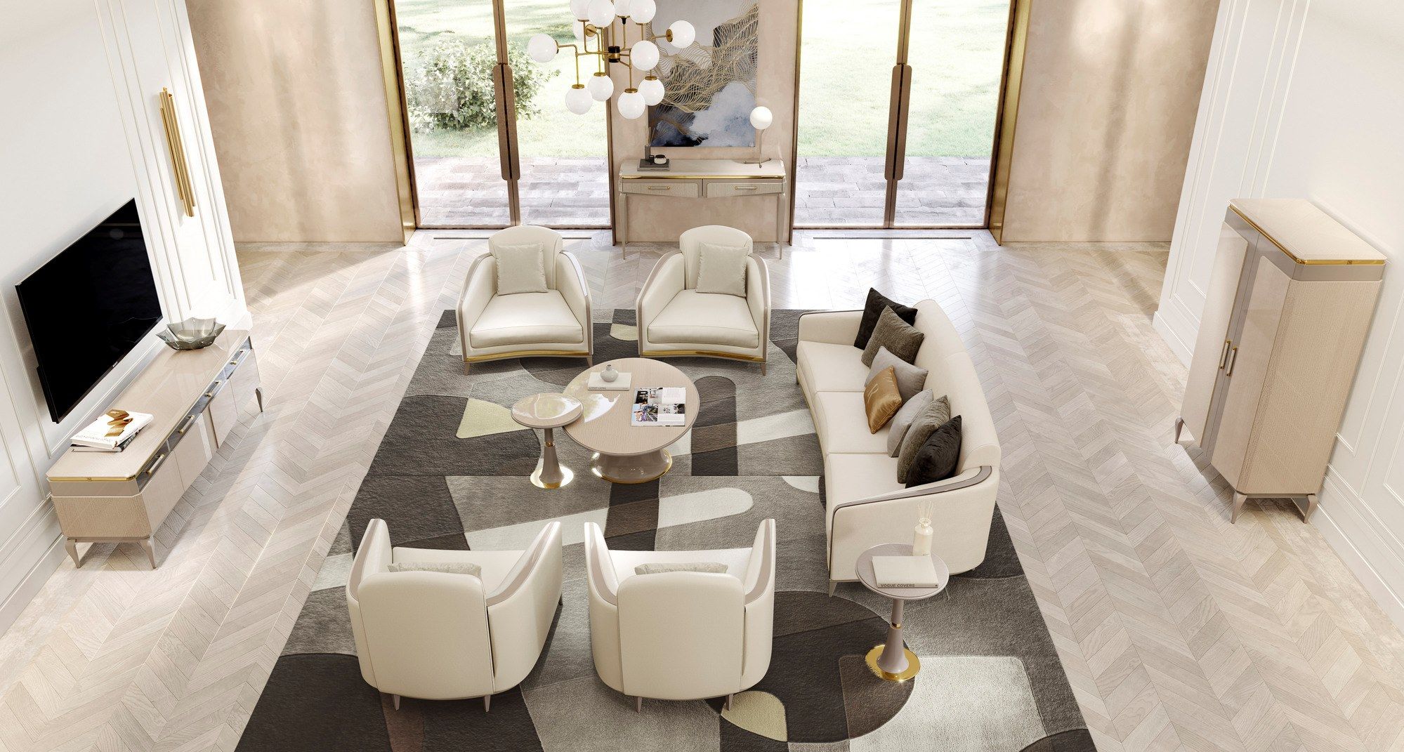 3-местный кожаный диван A.R. Arredamenti Виктор ARCH-00038062 - Вид №3