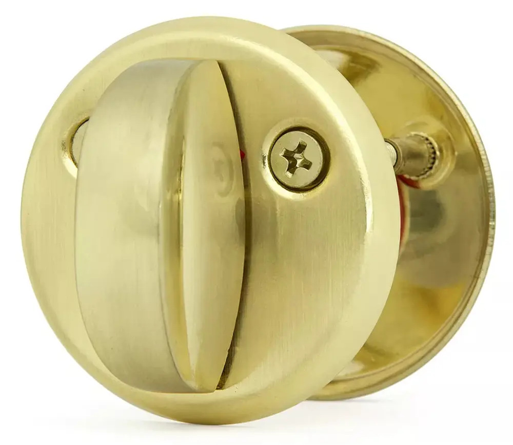 Дверная накладка Фабрика замков Е003 в матовом золоте 18841561