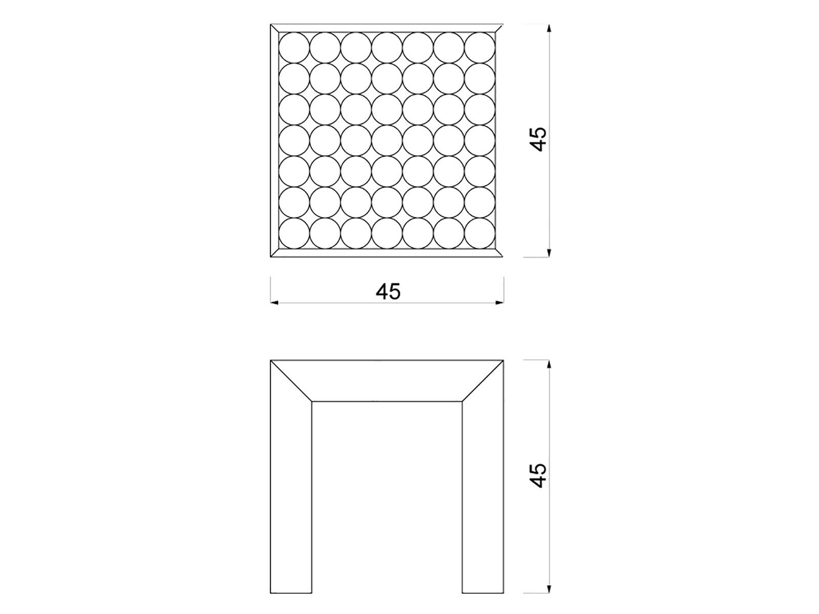 Тумбочка из массива дерева с ящиками mg12 София ARCH-00109489 - Вид №4