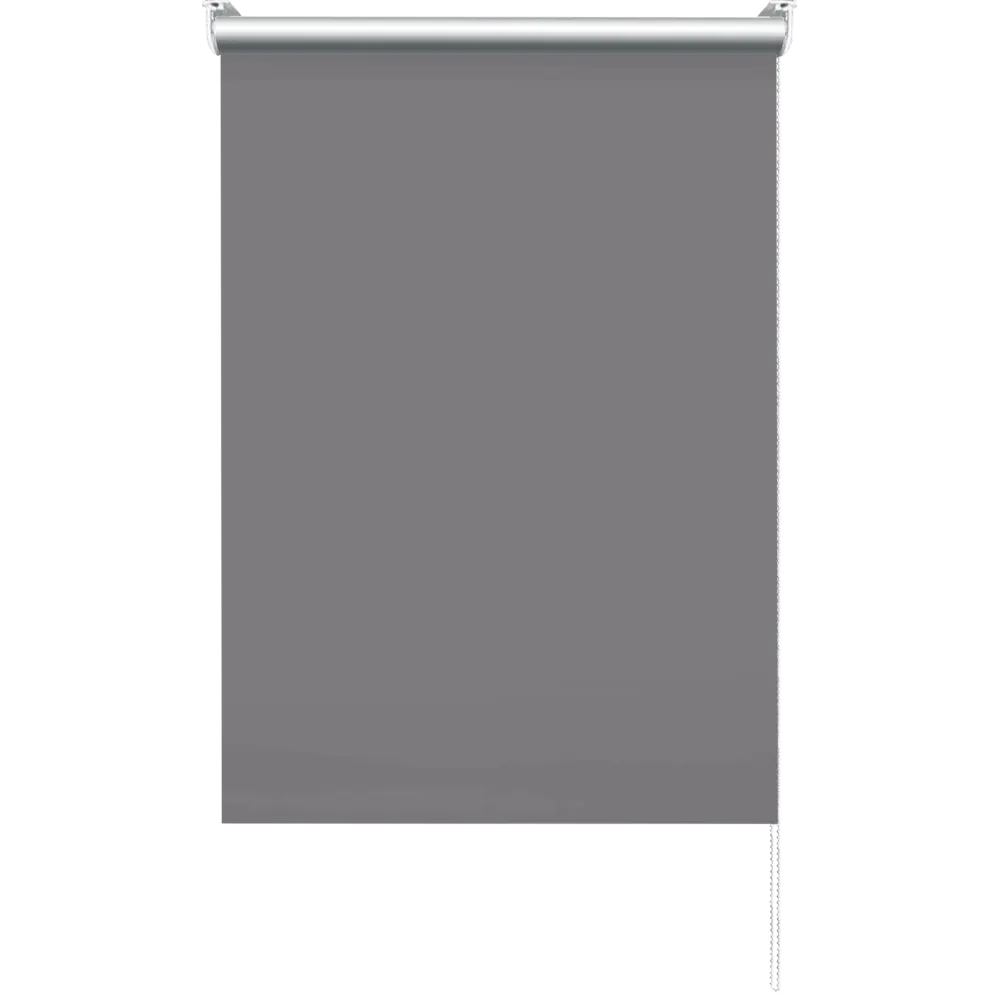 Штора рулонная блэкаут Эскар 70x160 см серая Moon 2 BLACKOUT STLM-2097100