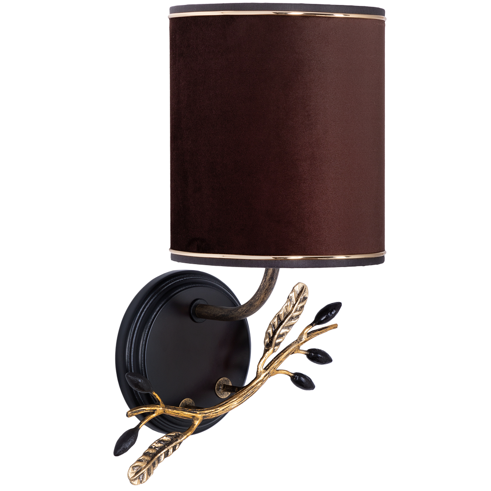 35066 Бра Oliva Branch Каштан правое BOGACHO 4627196596931 - Вид №3