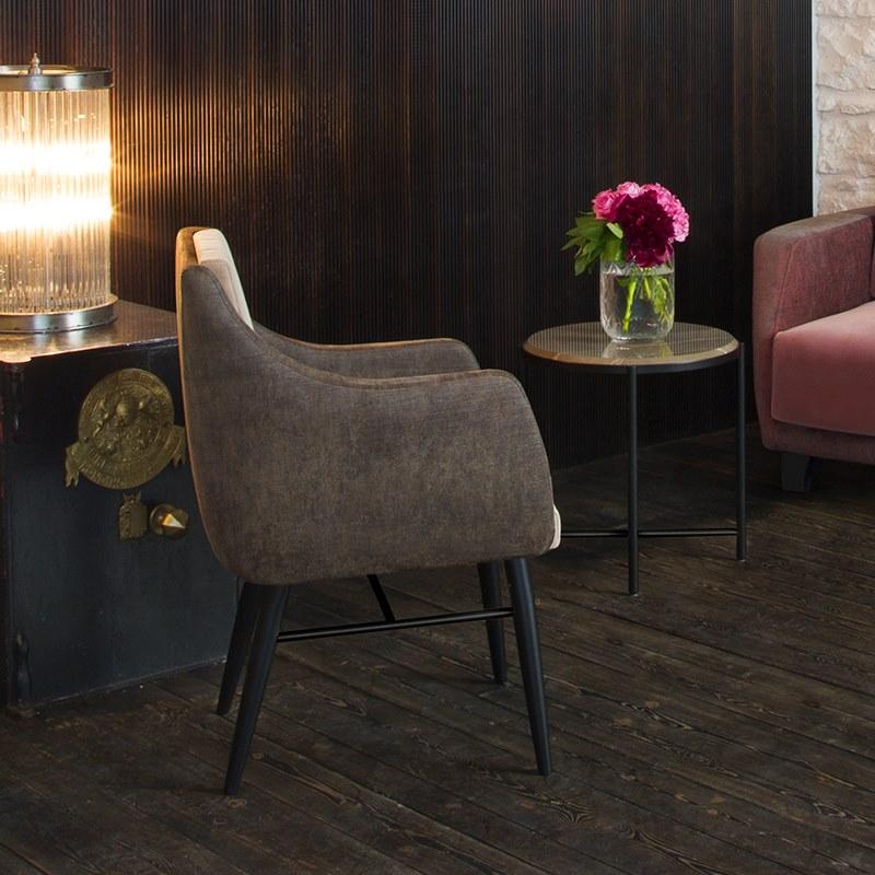 ALMA DESIGN Стул из ткани с подлокотниками Magenta 2120 - Вид №4