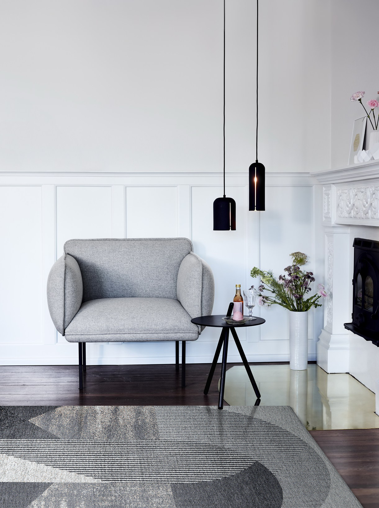 COLORISTICA Ковры  160 X 230  Серый ARC SCANDY 160x230 - Вид №4