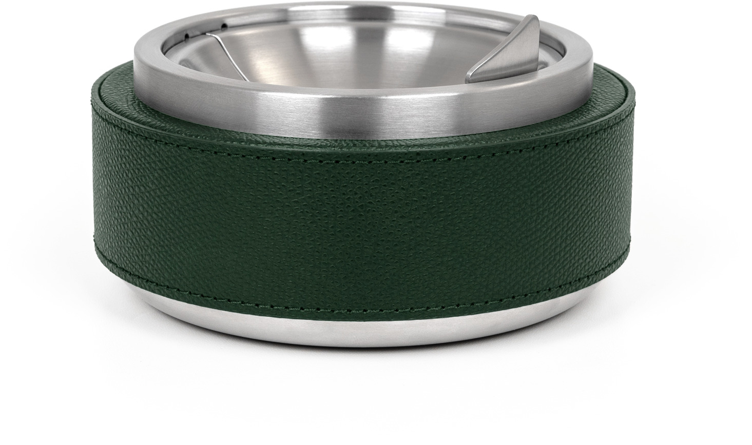 Пепельница Luna - Ø 13,5XH7,5 см / зернистая кожа_Розовый