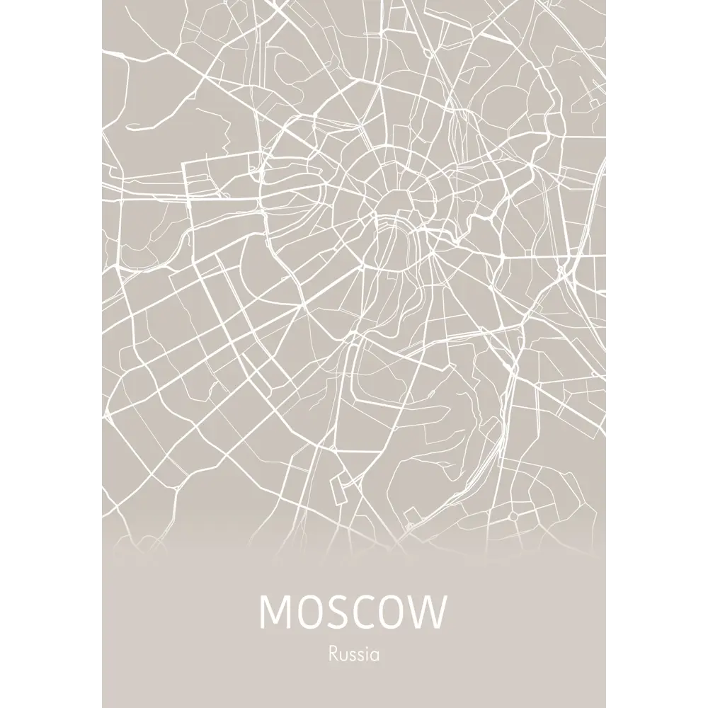 Постер Москва 21x29.7 см 89362898 STLM-2026349 АРТ ДИЗАЙН 