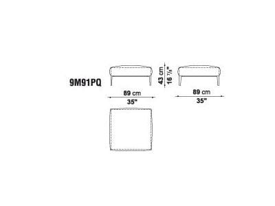 Угловой диван из ткани B&B Italia Michel ARCH-00050009 - Вид №41