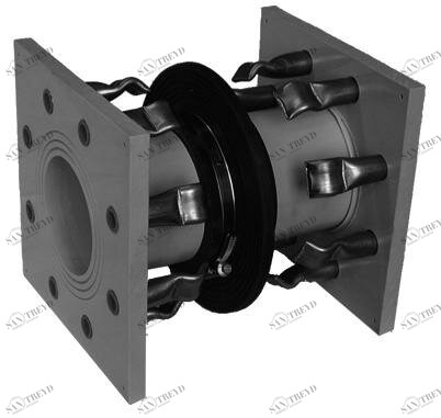 SANIT 222567000300280 оцинкованные стенки втулки PP, прямой односторонний фланец, втулка сталь дюбель 