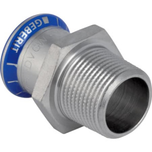 31839 Переходник Geberit Mapress из нержавеющей стали, с наружной резьбой NPT Geberit