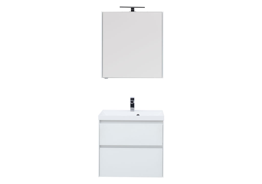 Мебель для ванной Aquanet Гласс 70 белый 00240464 - Вид №2