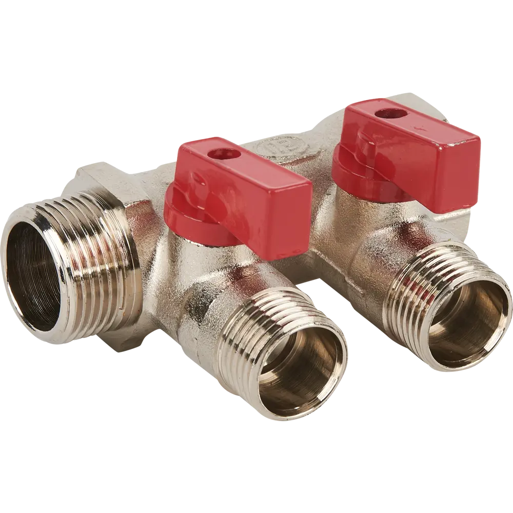 Коллектор EUROS на 2 выхода для систем отопления и водоснабжения 13594450 STLM-0805323